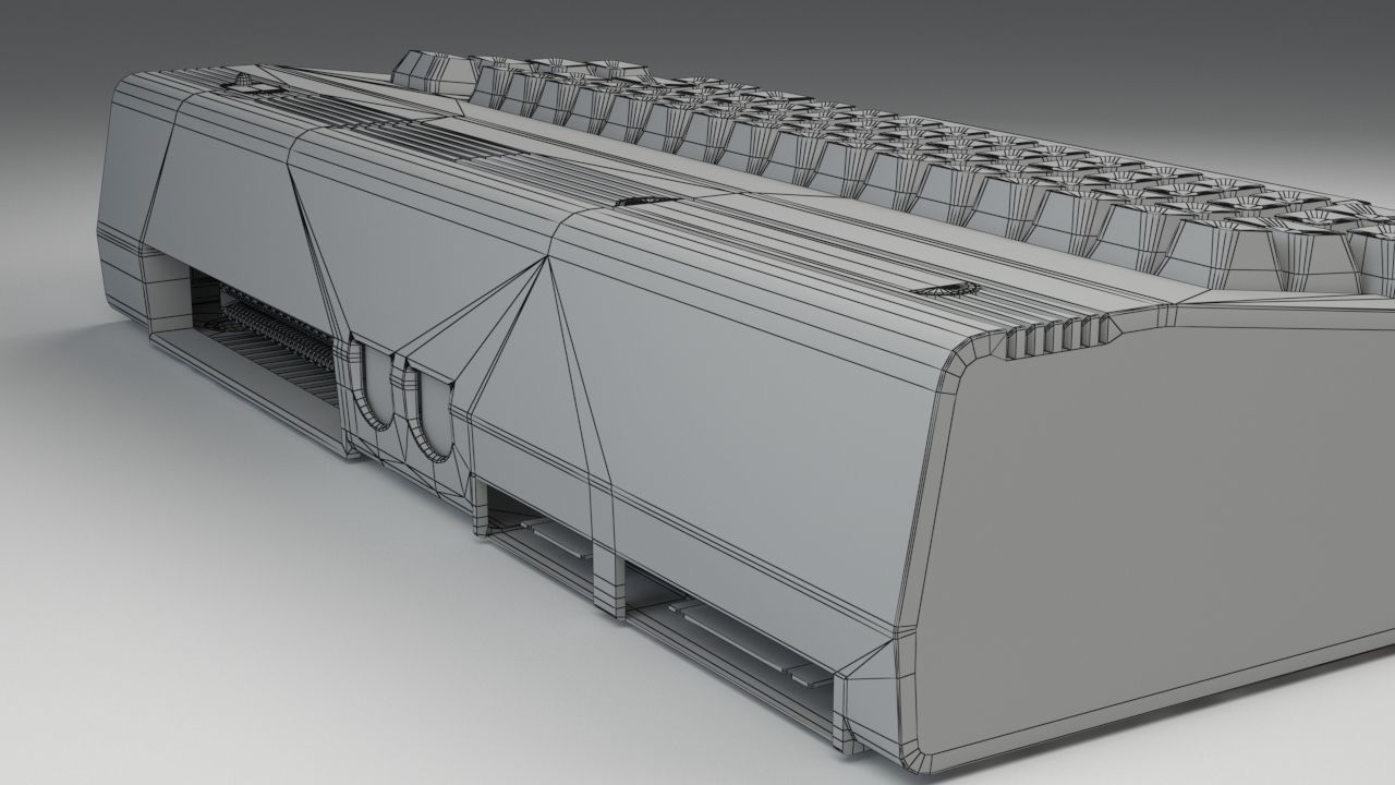 Commodore Vic-20 Low-poly 3D model_15
