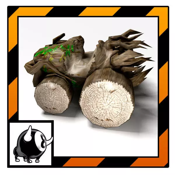 Tree Car Unity Ready Free low-poly 3D model_0