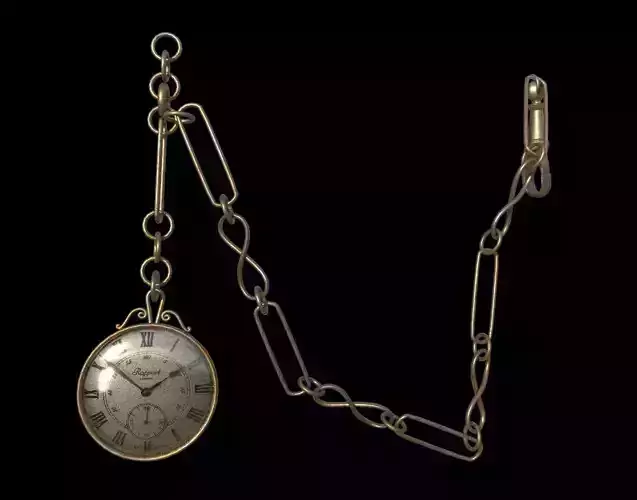 18th Century London Pocket Watch  3D model