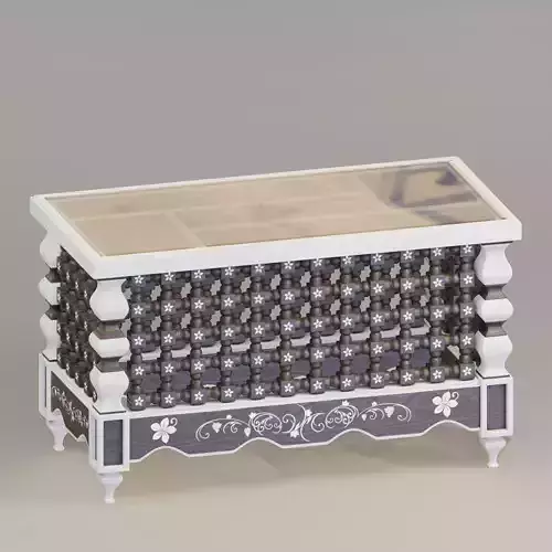 Moroccan mashrabiya table