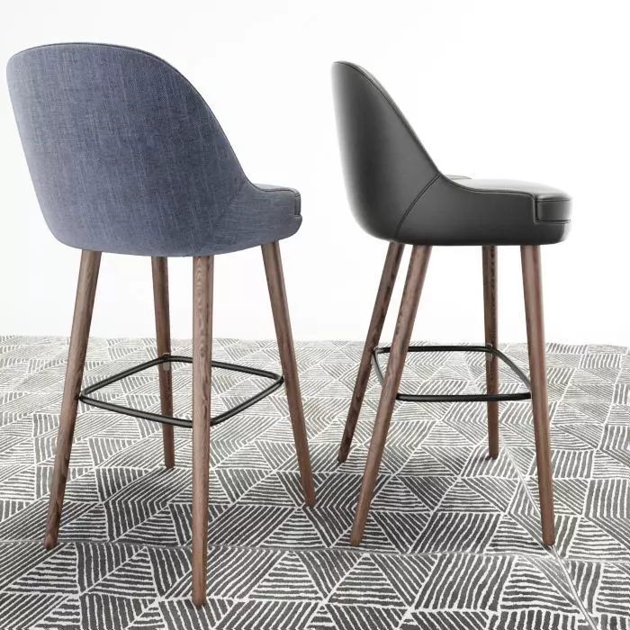 375 Walter Knoll Barstool 3D model