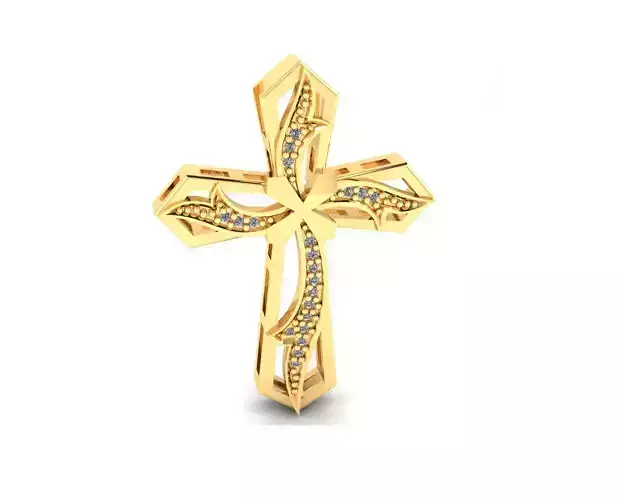 Pingente Cruz Joalheria