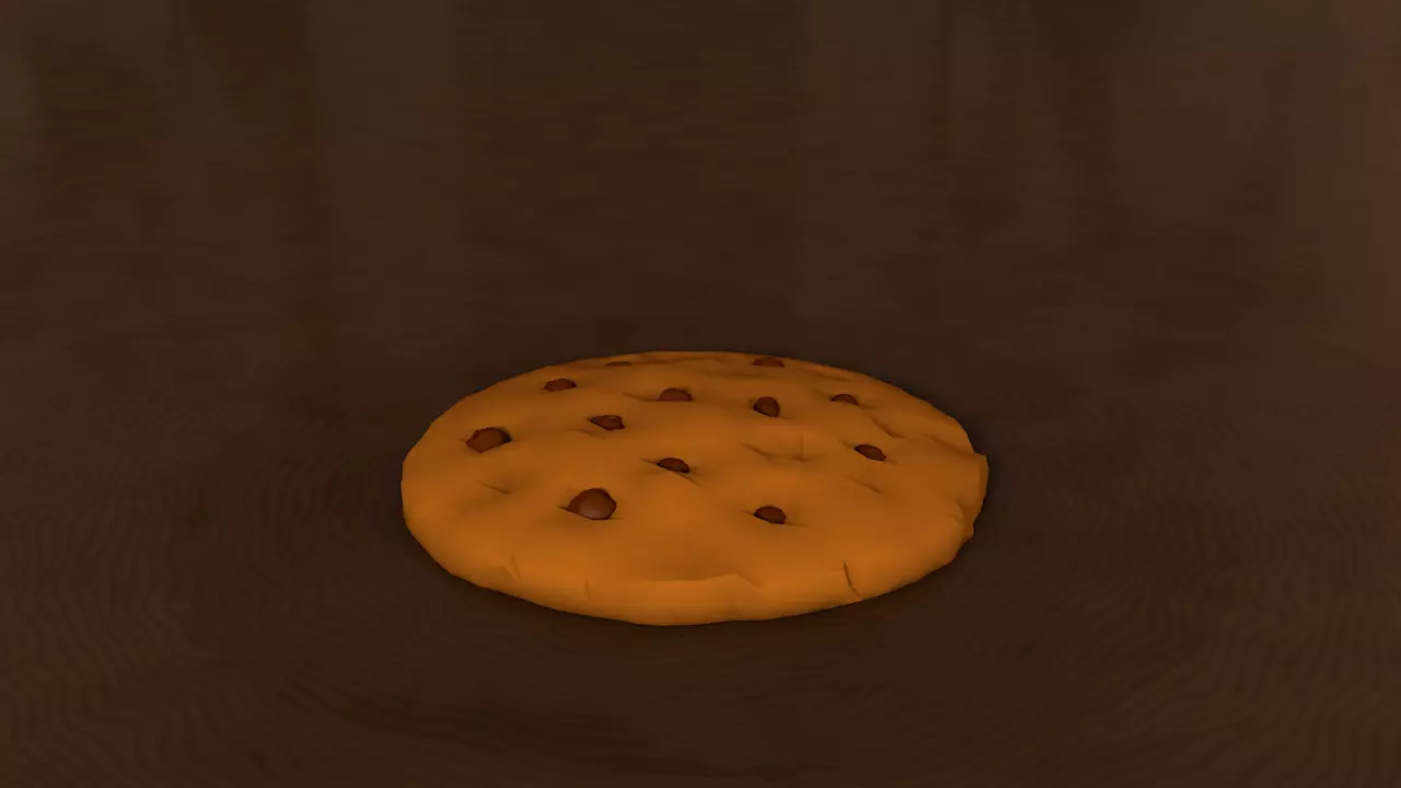 cookie chocolate chip Free 3D model_0