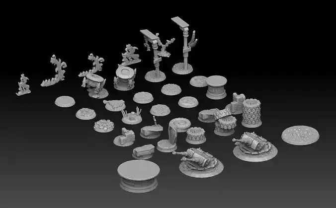 Round Base Megapack 3D print model