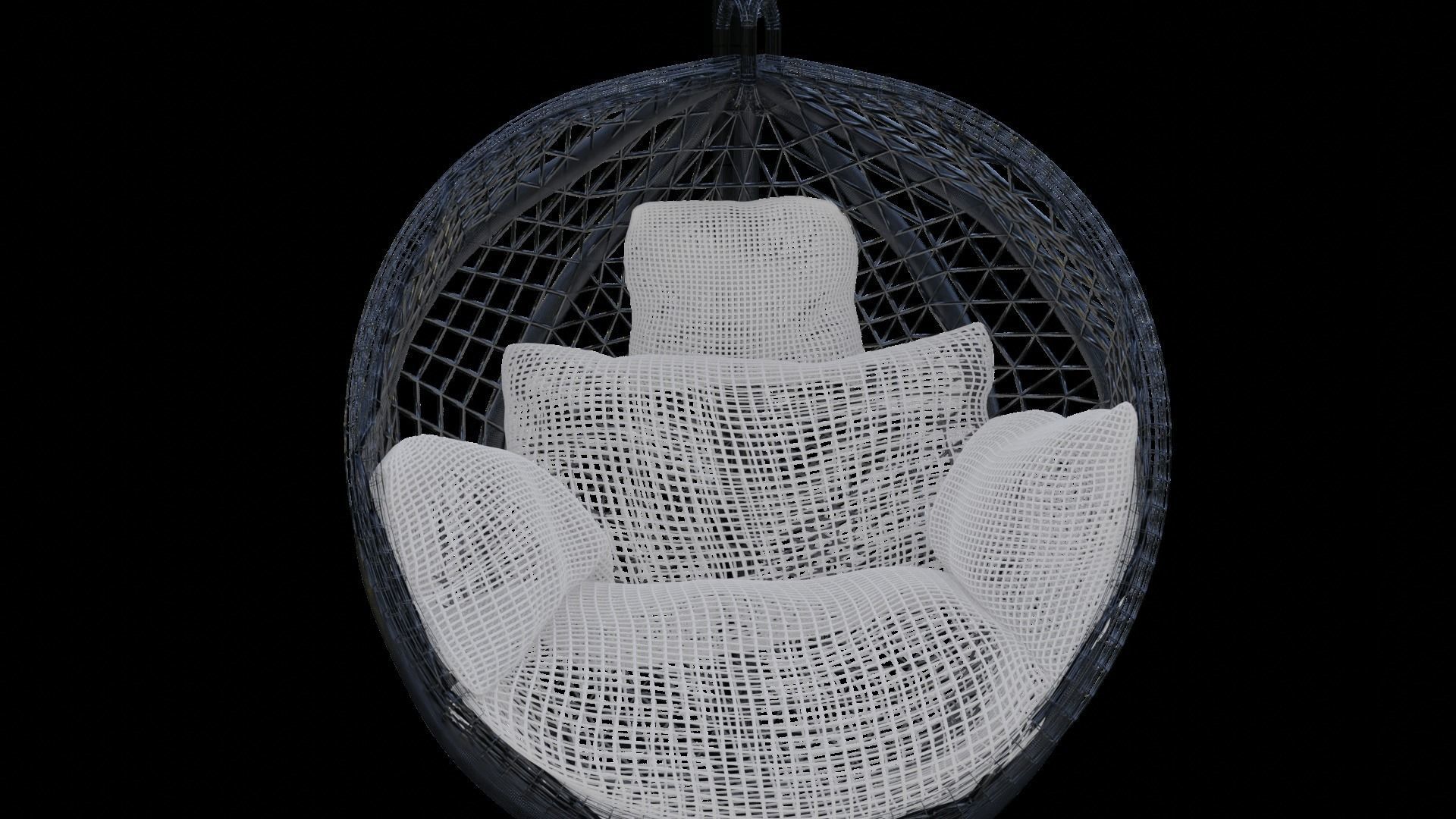 Hanging Chair 3D model_6
