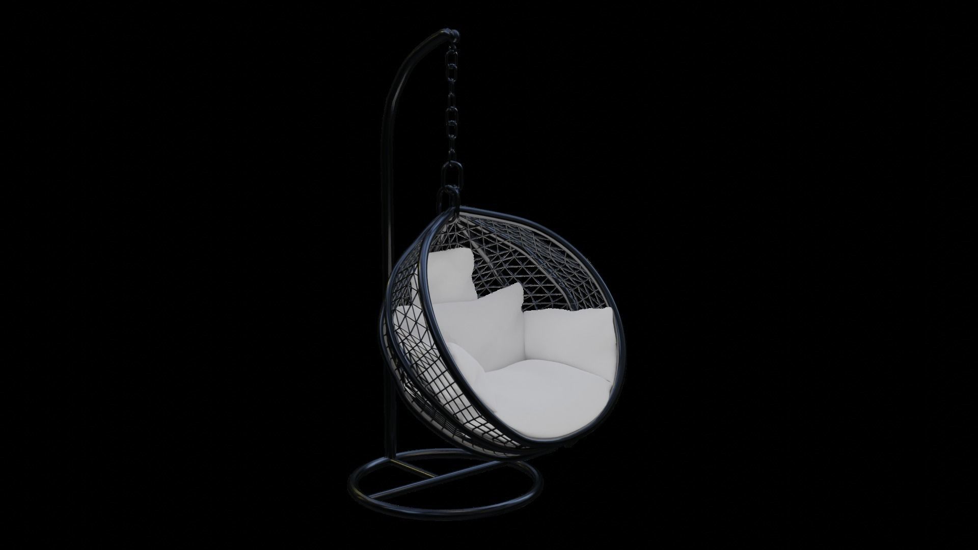 Hanging Chair 3D model_1