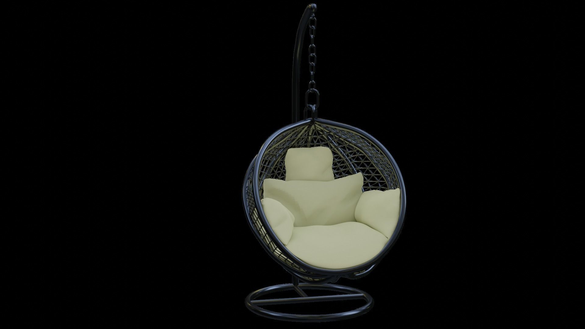 Hanging Chair 3D model_2
