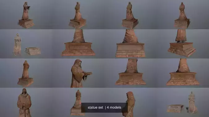 statue set of person
