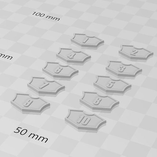 Loyalty Counters STL Files for Magic The Gathering 3D print model