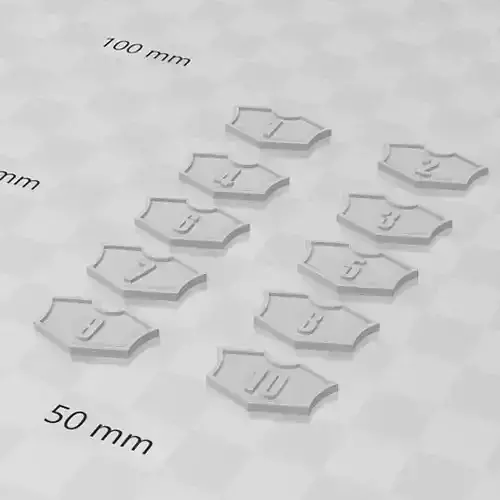 Loyalty Counters STL Files for Magic The Gathering