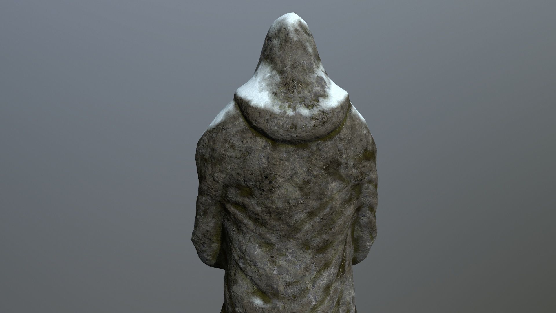 statue Low-poly 3D model_13