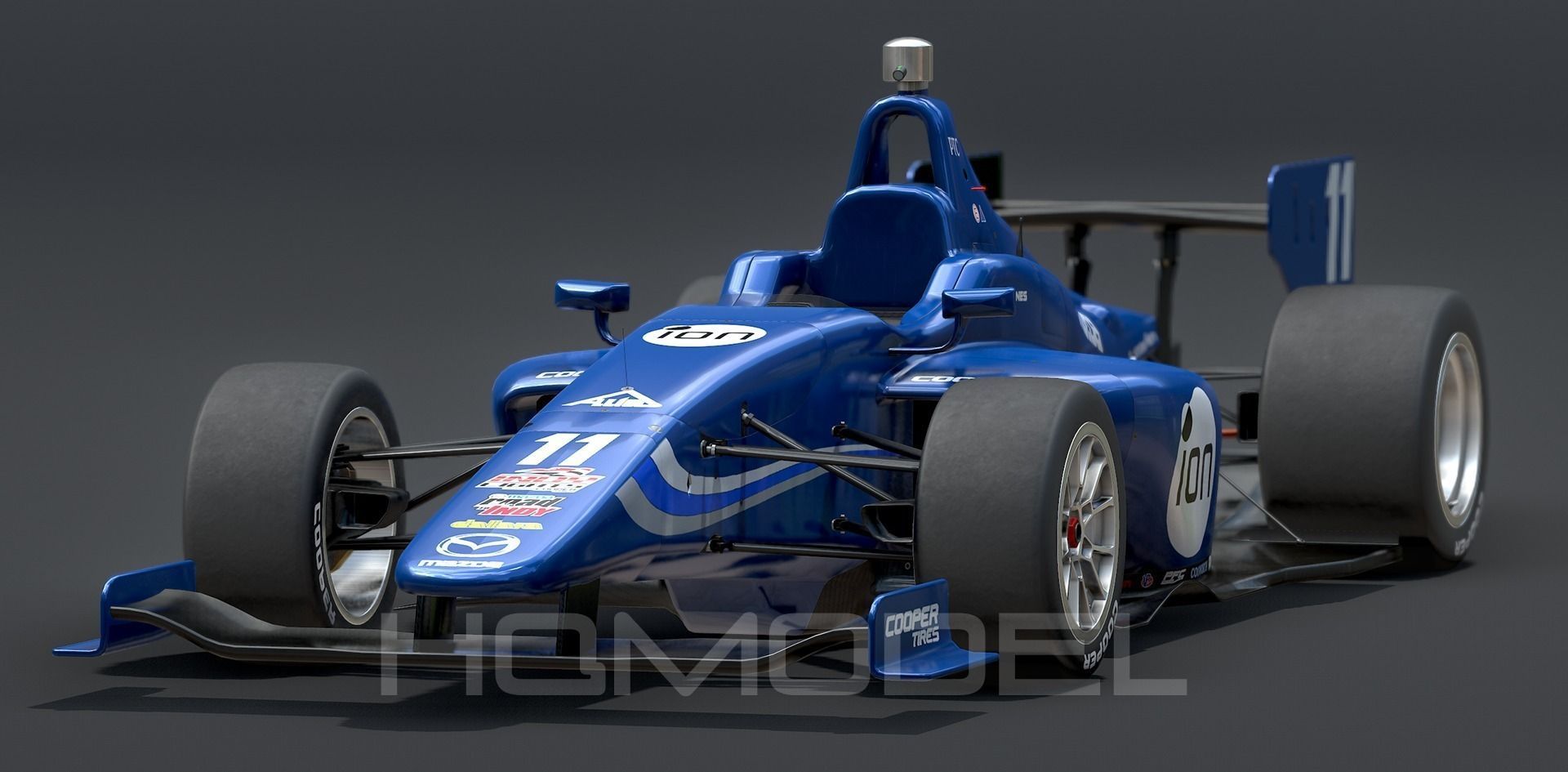 Dallara Indy Lights 2015 PBR Low-poly 3D model_4