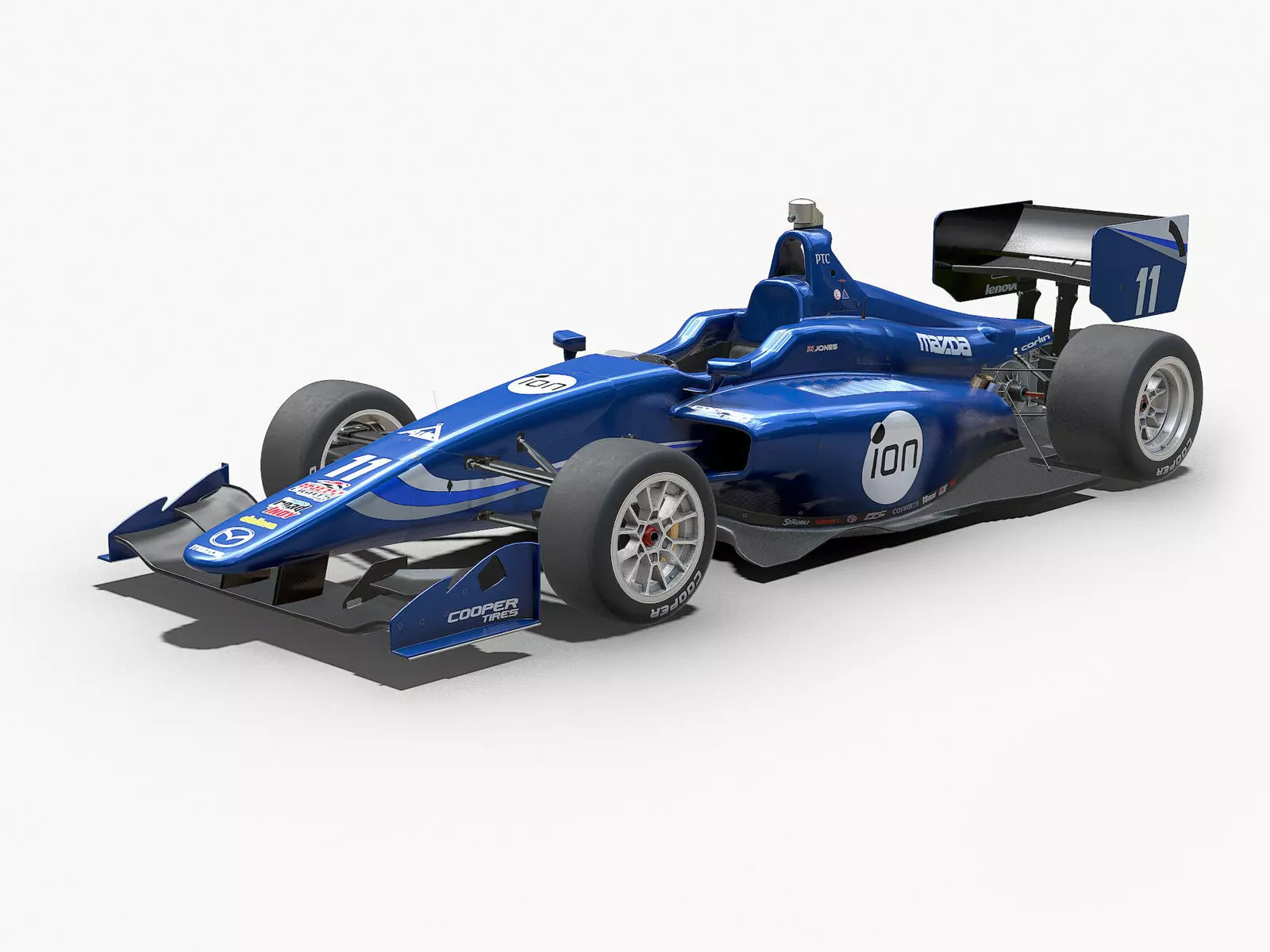 Dallara Indy Lights 2015 PBR Low-poly 3D model_0