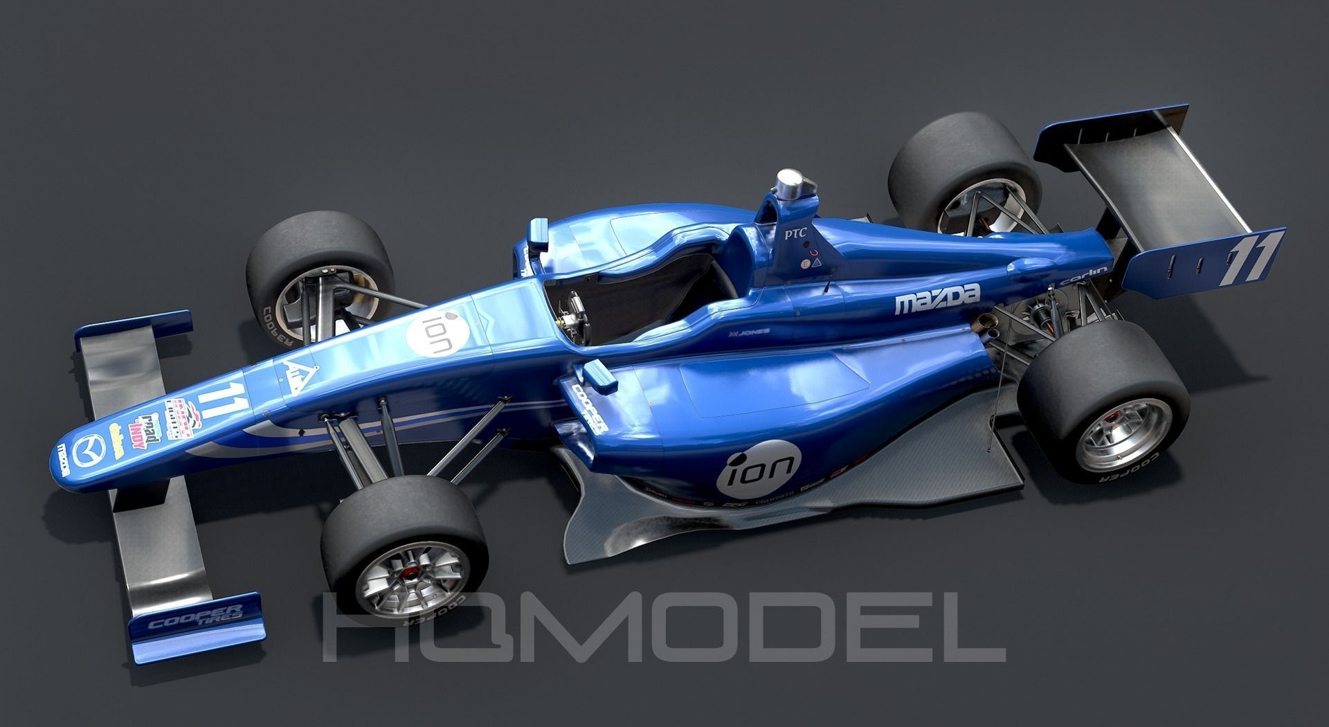 Dallara Indy Lights 2015 PBR Low-poly 3D model_16