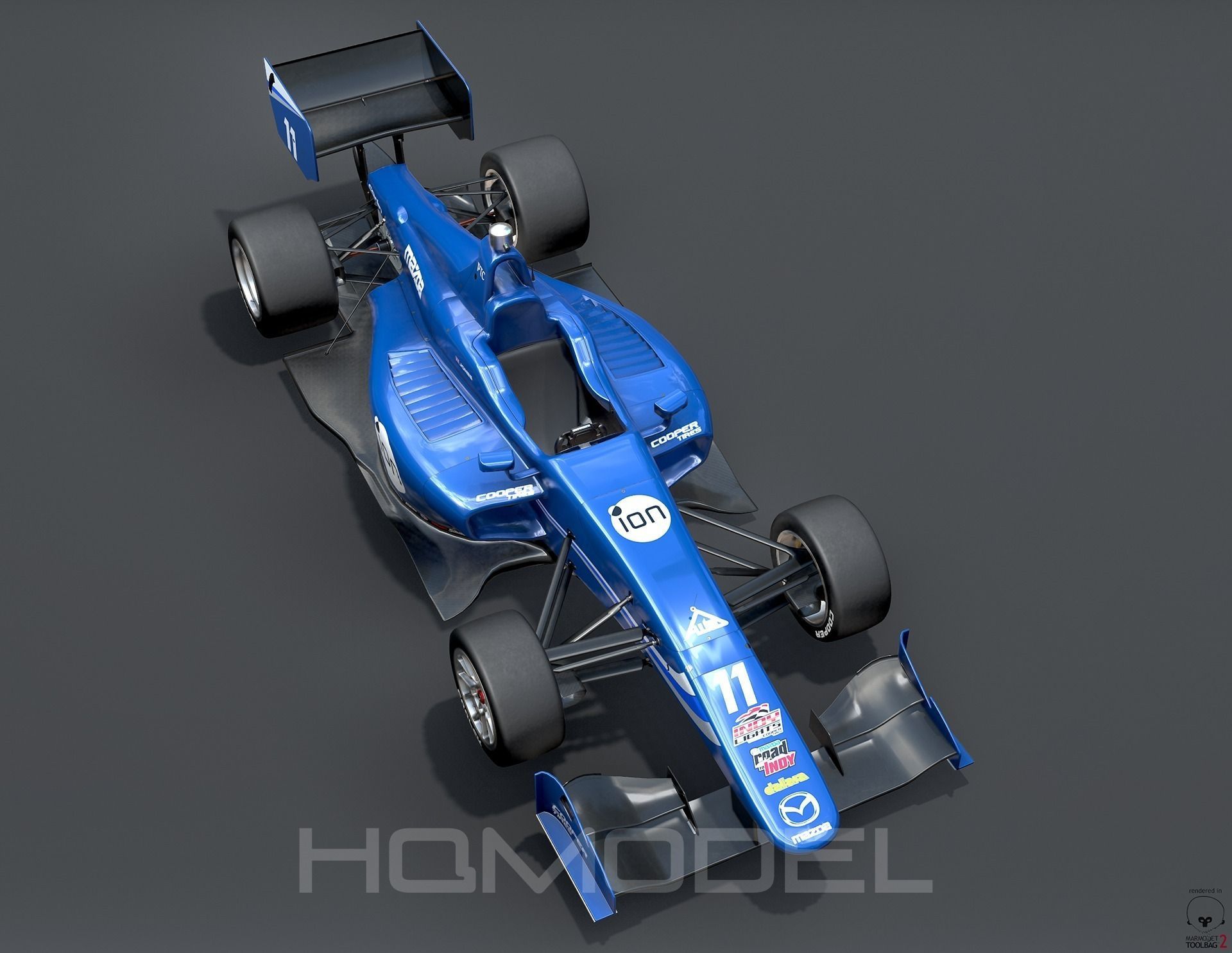 Dallara Indy Lights 2015 PBR Low-poly 3D model_12