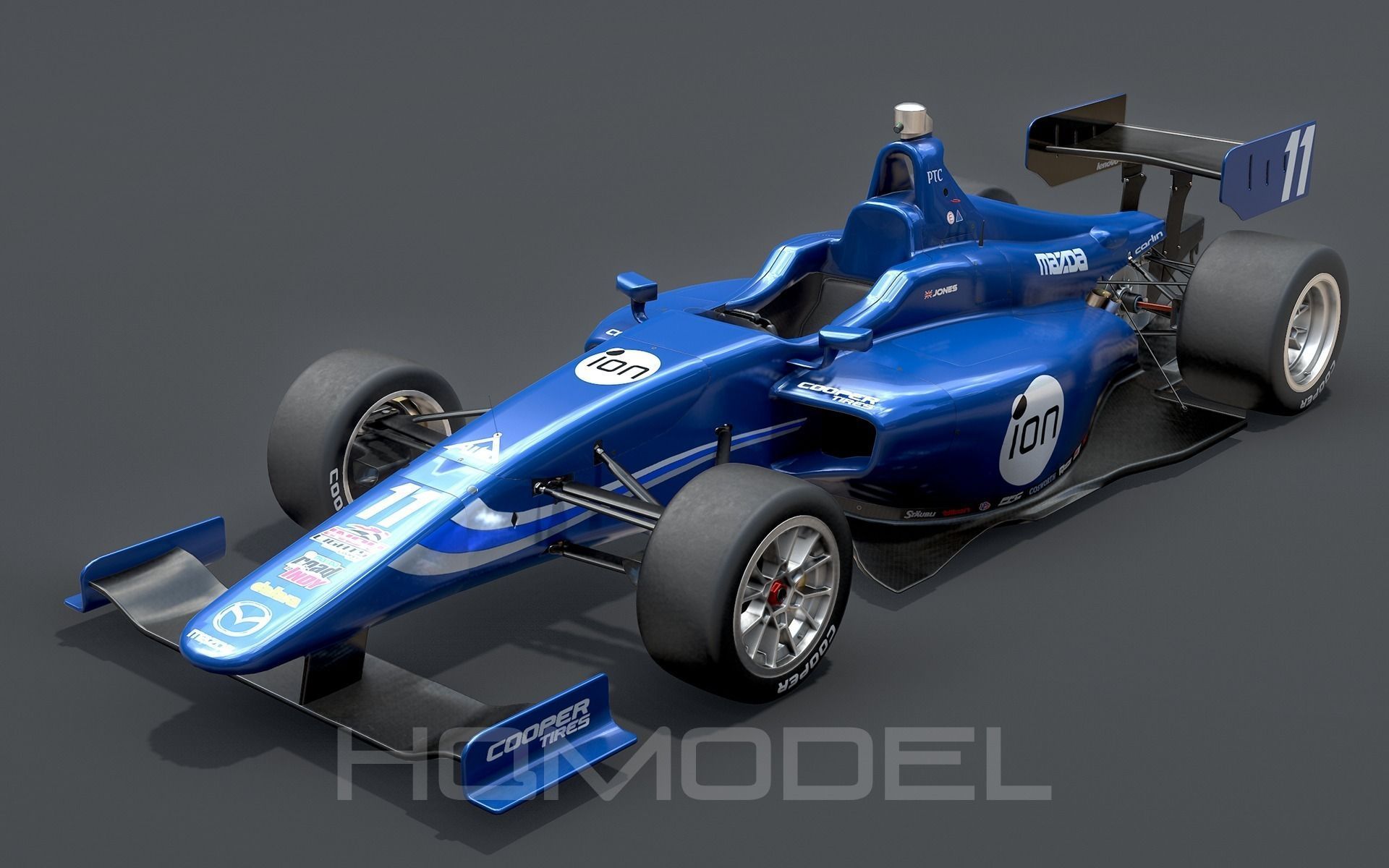 Dallara Indy Lights 2015 PBR Low-poly 3D model_14