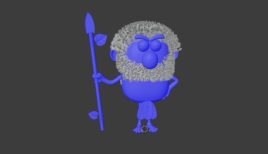 Fantasy charcter for animation Free 3D model_7