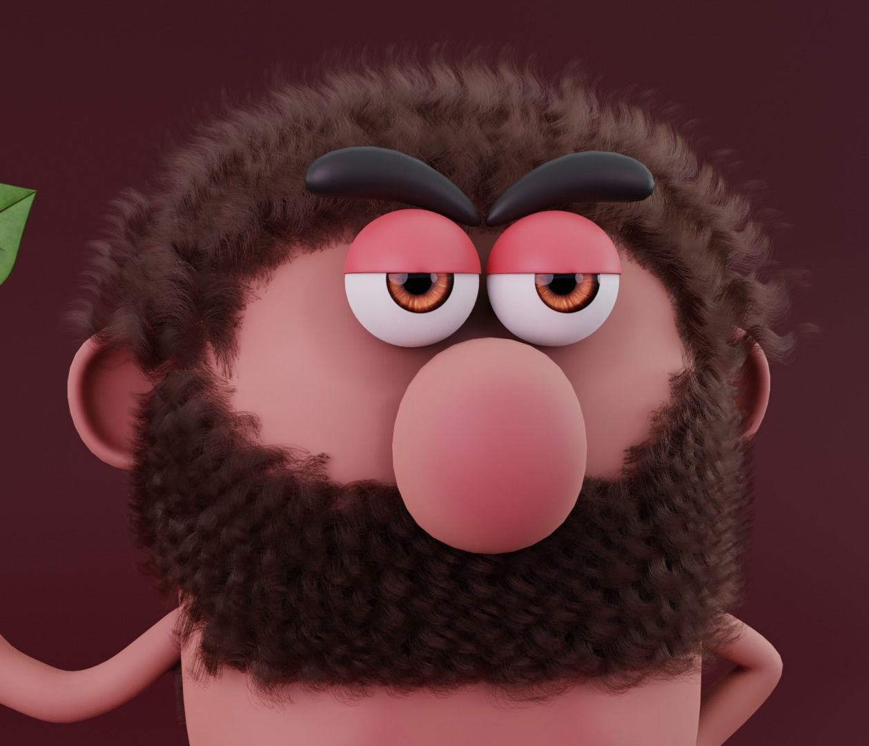 Fantasy charcter for animation Free 3D model_1