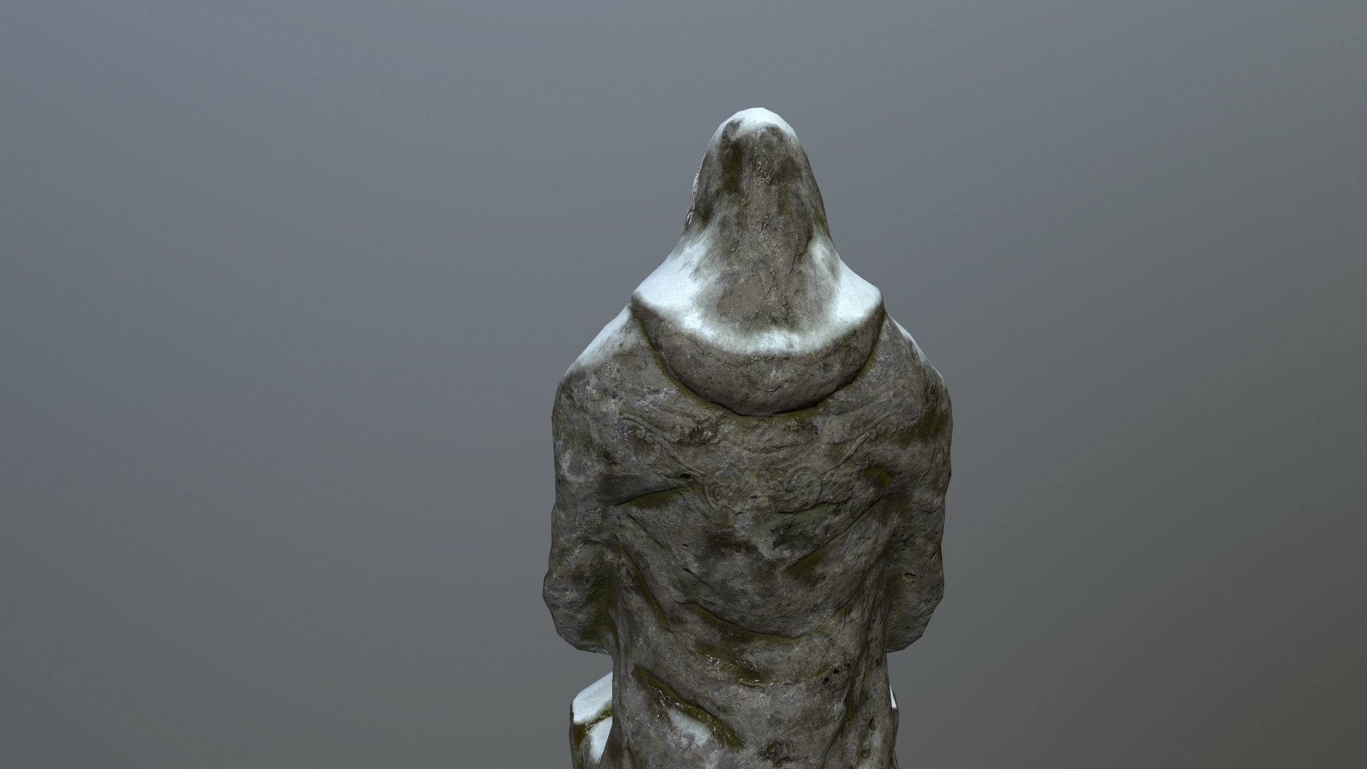 statue Low-poly 3D model_12