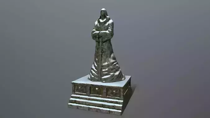 statue Low-poly 3D model