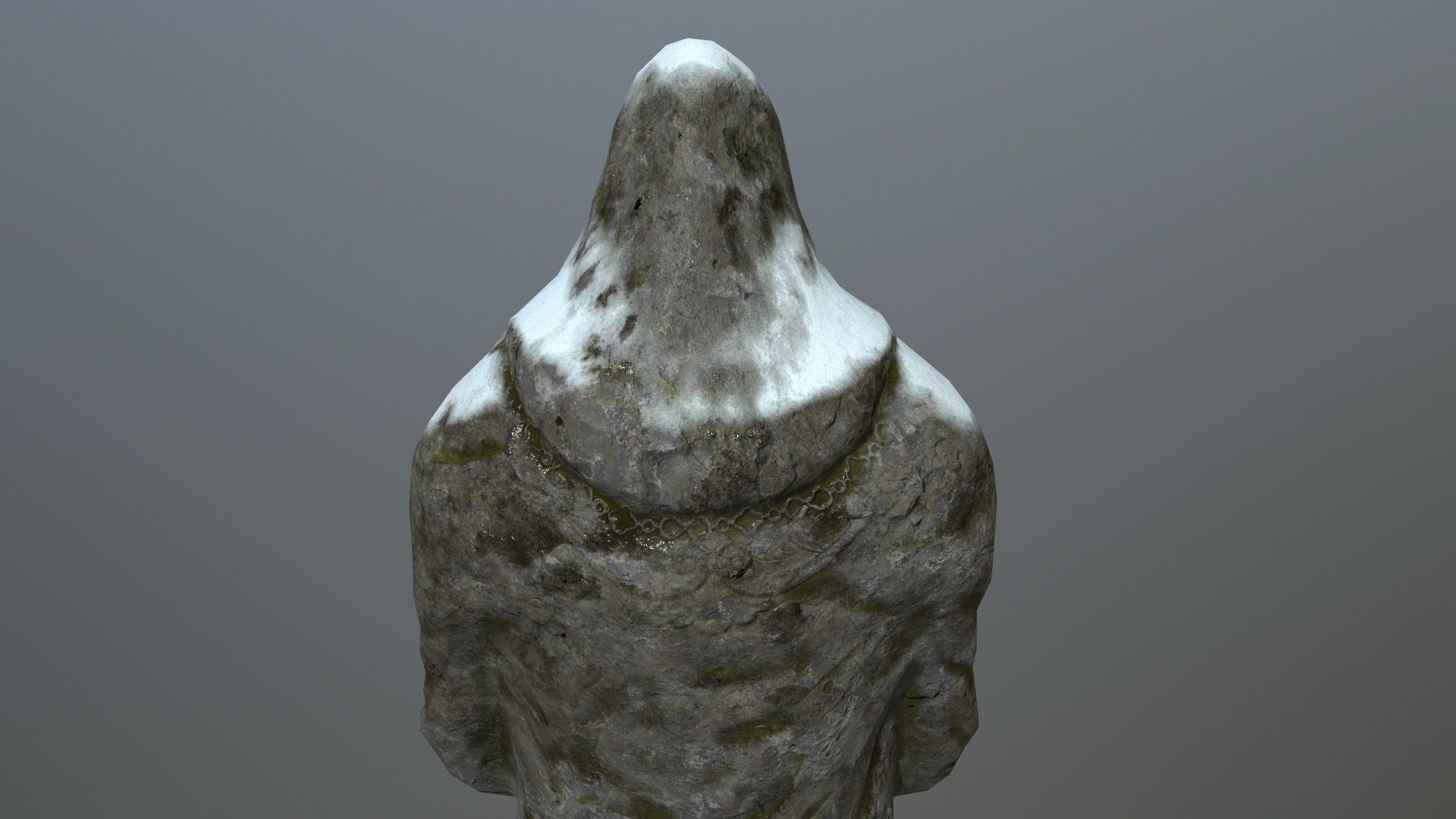 statue Low-poly 3D model_13
