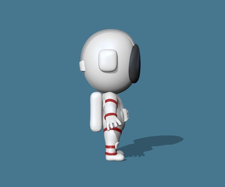 Cute Astronaut 3D print model_1