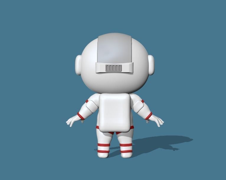 Cute Astronaut 3D print model_2