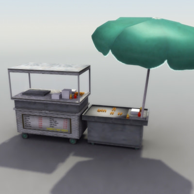 Street Hotdog Stand