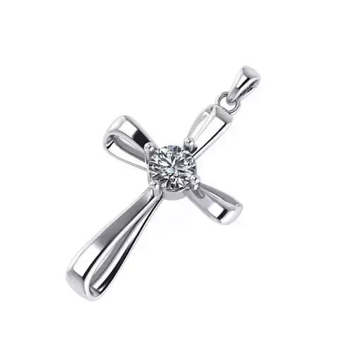 Bypass cross pendant