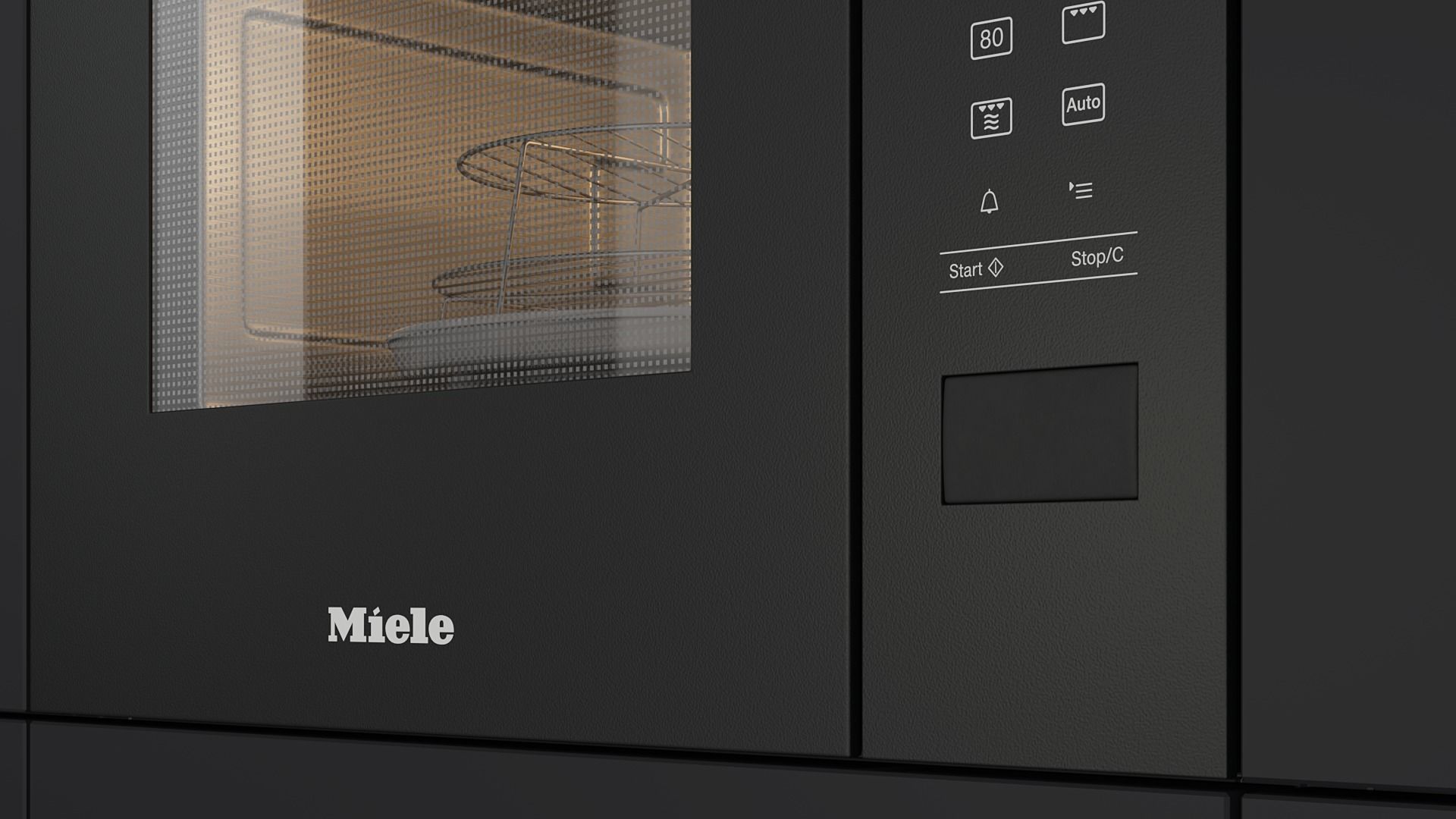 Built-in microwave oven - M 2224 SC - by Miele 3D model_2