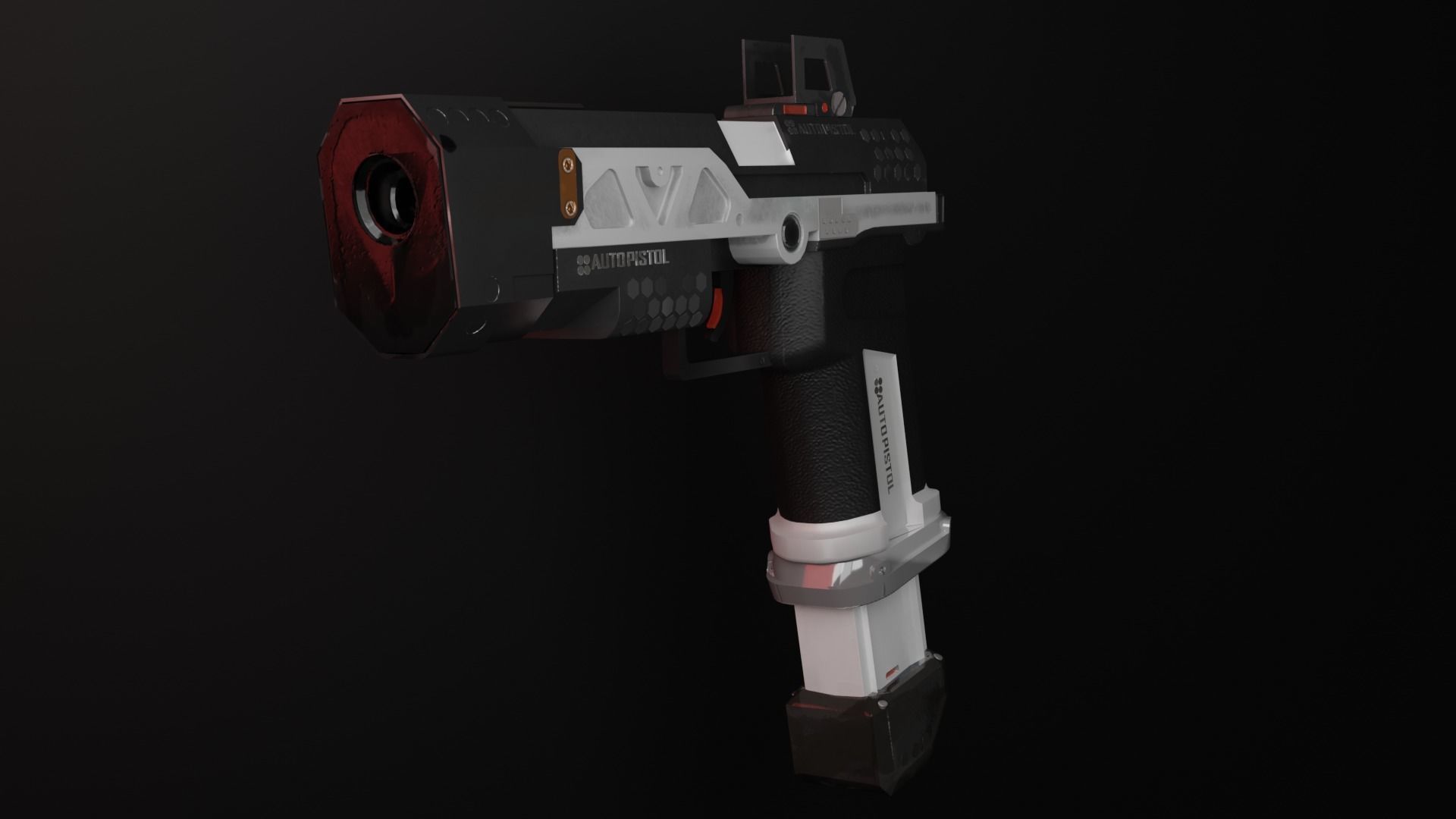 3D model RE45 Pistol Apex Legends VR / AR / lowpoly CGTrader