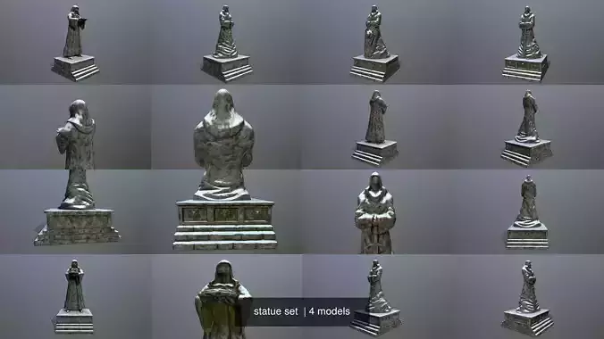 statue set of person