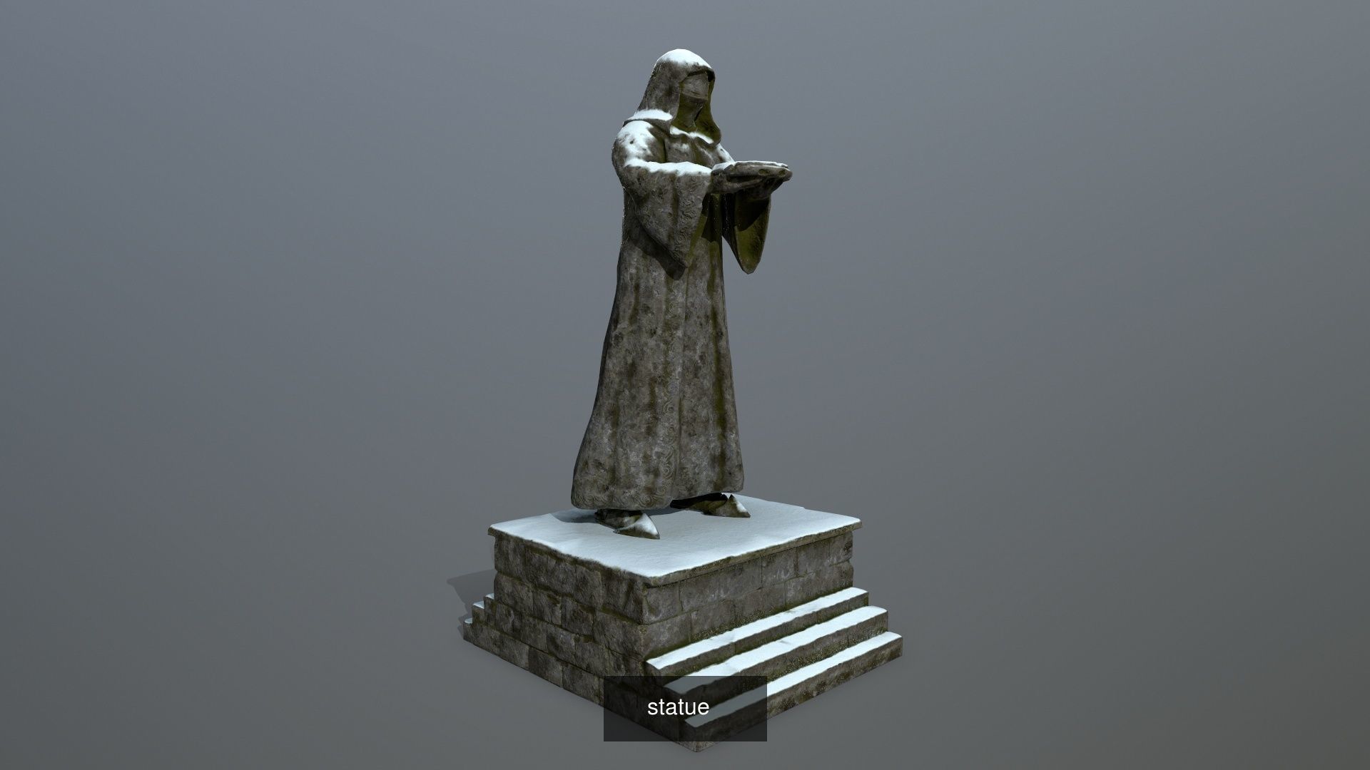 statue set of person 3D Model Collection_5
