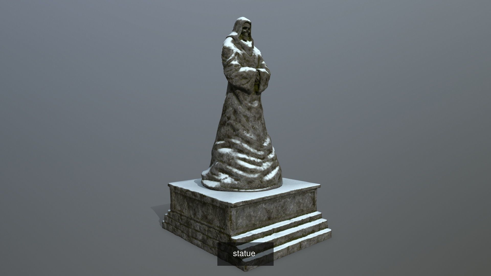 statue set of person 3D Model Collection_6