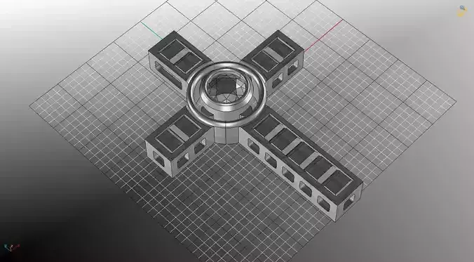 Diamond Cross Square N Round Turbine 