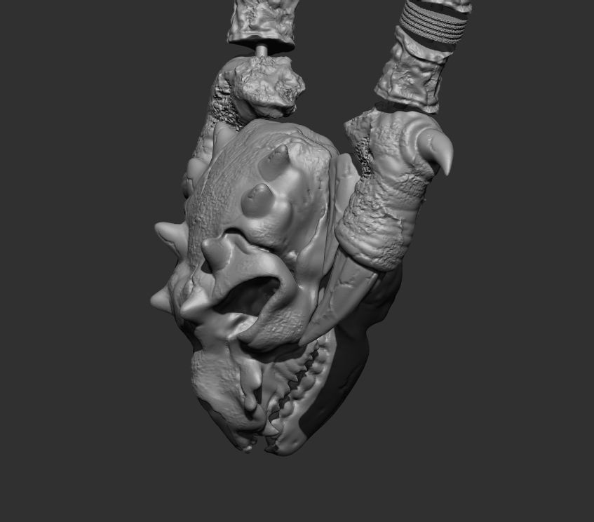 Predator 1 to 4 Necklace for Predator 3D print model_4