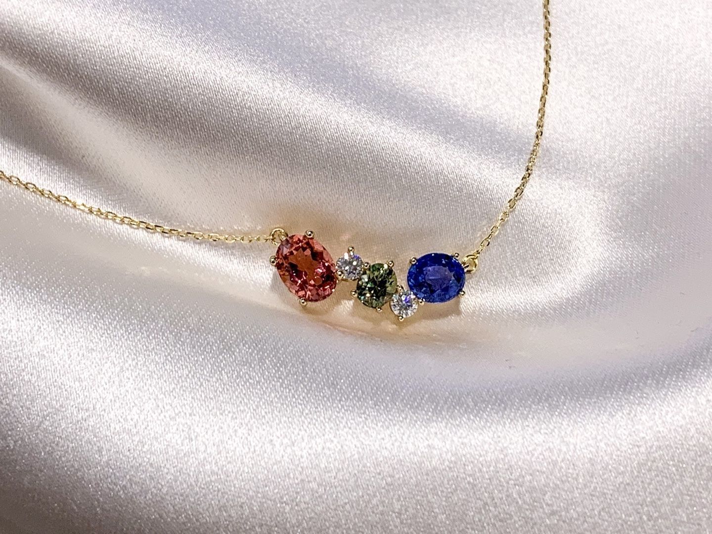 Cluster Necklace 3D print model_6