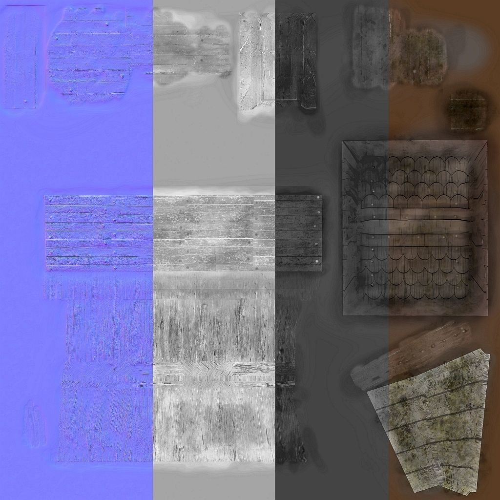 WindMill Textured 3D model_5