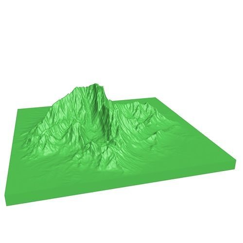 Mountain 3D print model
