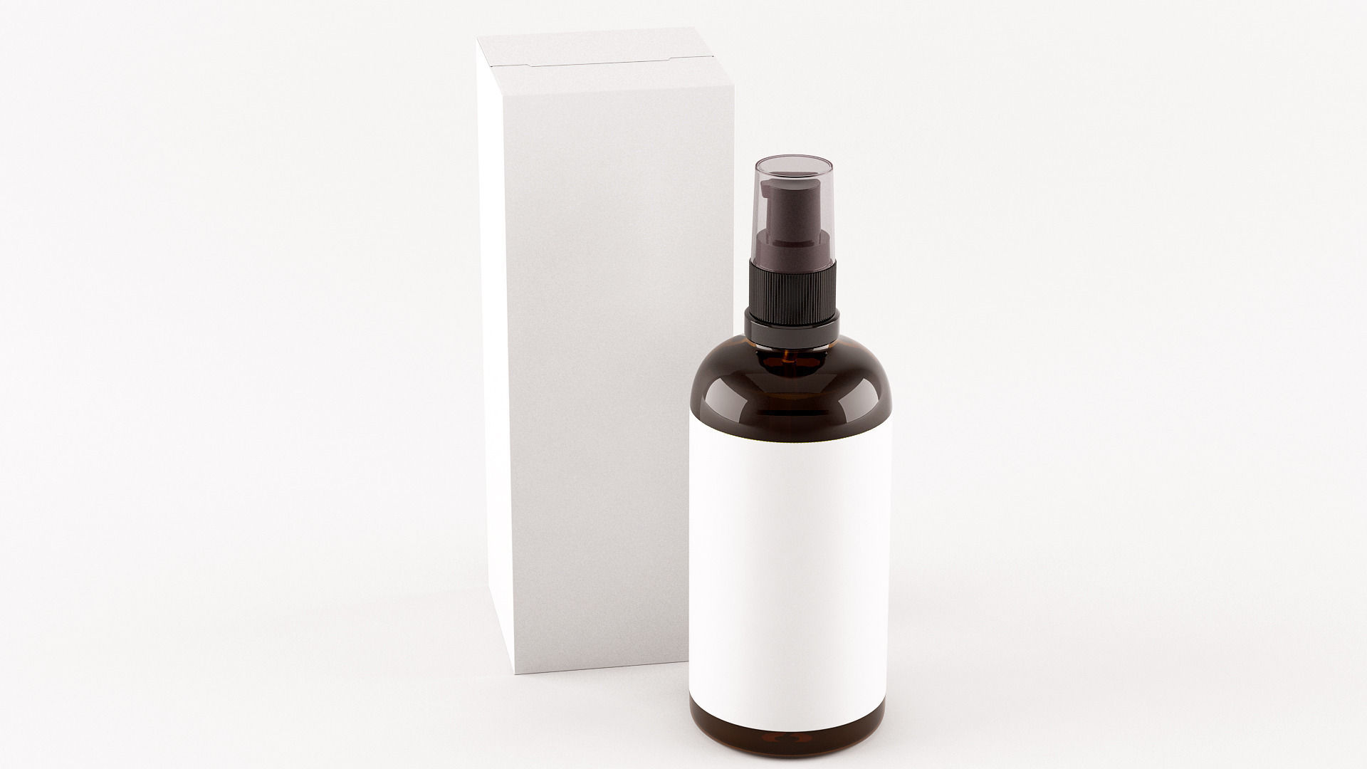 Cosmetic bottles 3D model_2