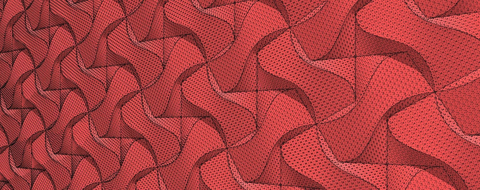 decorative wall 3D model_2