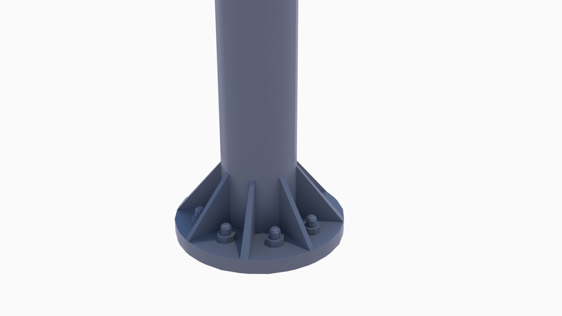 CELL SITE tower  Low-poly 3D model_10