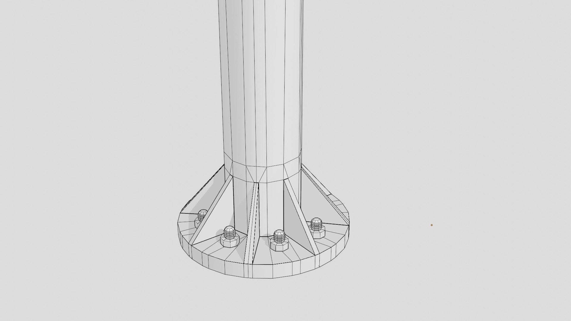 CELL SITE tower  Low-poly 3D model_21