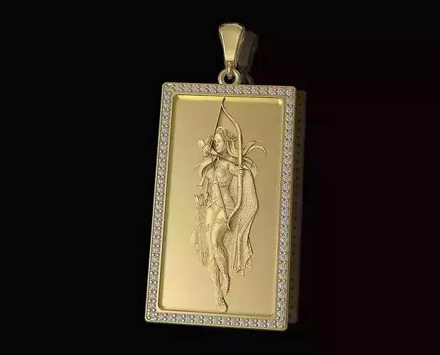 Miss Amazon pendant