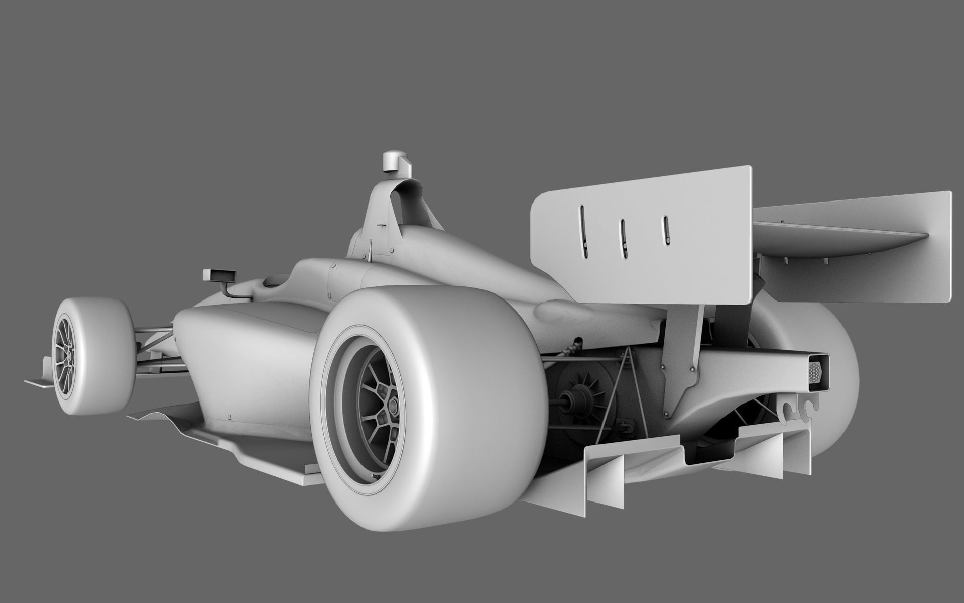 Dallara Indy Lights 2015 Low-poly 3D model_6