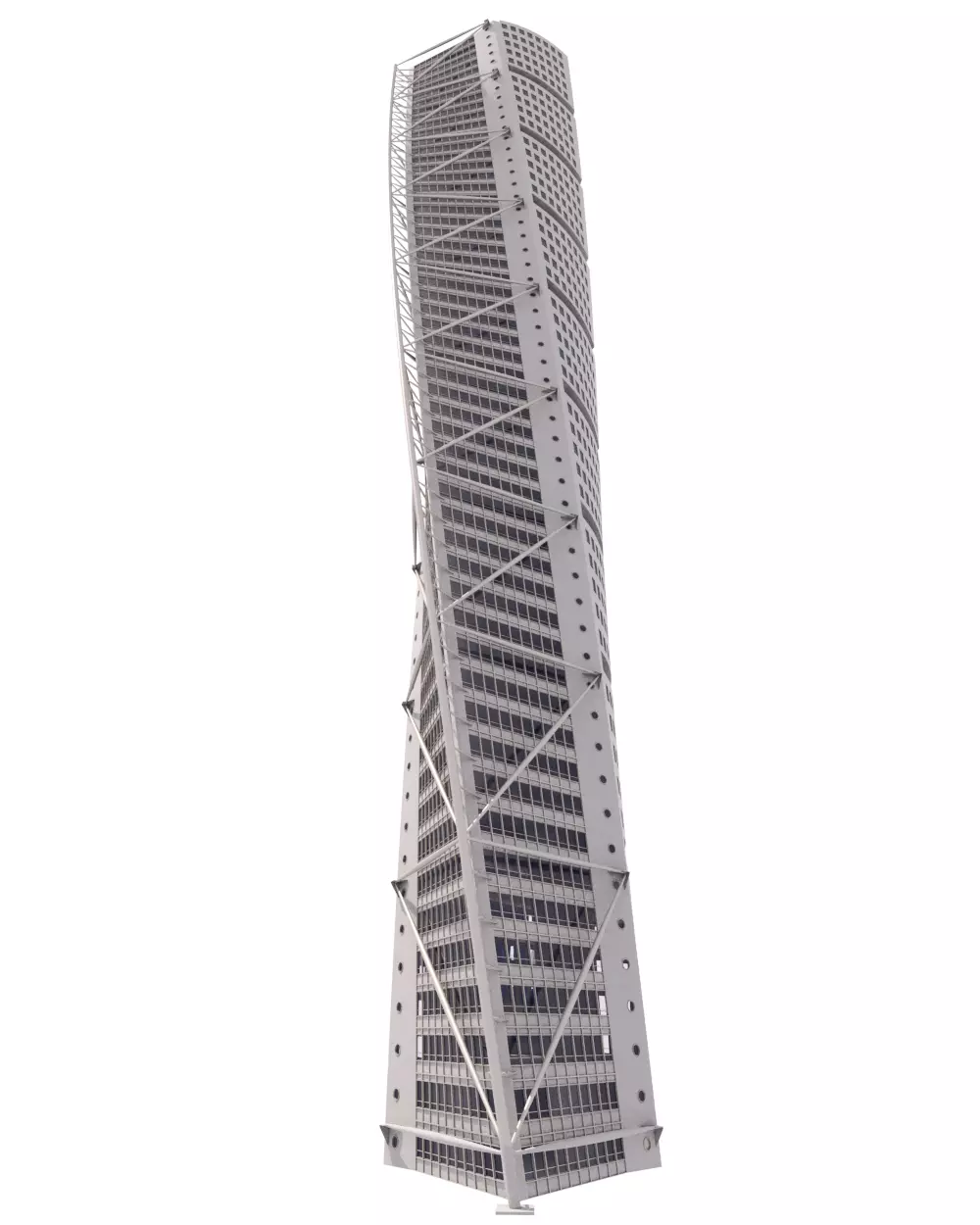 Turning Torso Tower 3D model