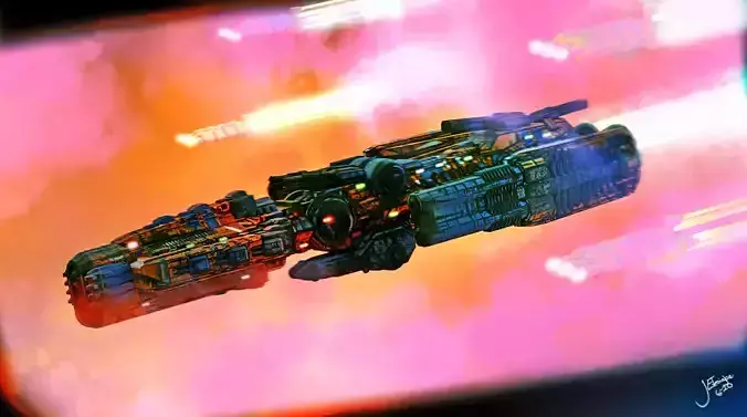 Astromercs BattleCrusier mini 3D print model