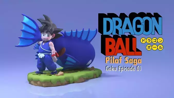 Goku - Pilaf Saga - Episode 01 - Dragon Ball 3D print model