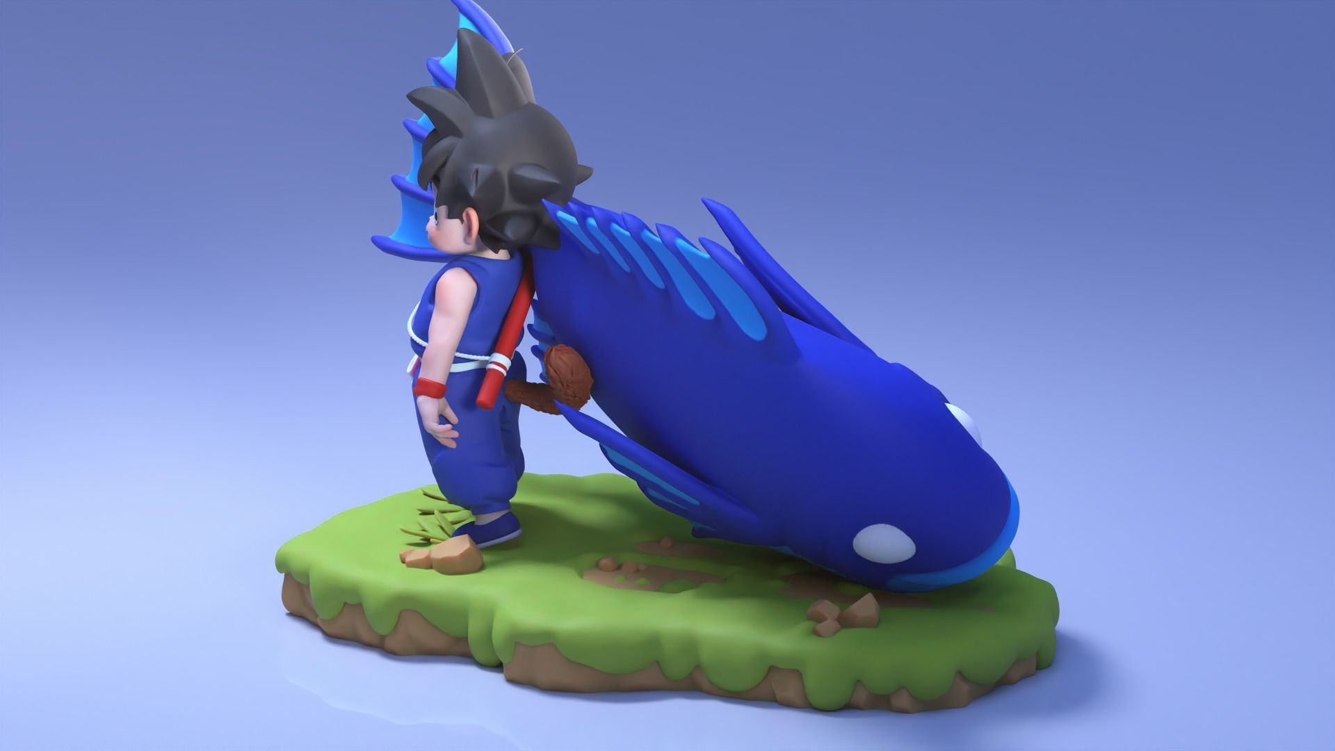 Goku - Pilaf Saga - Episode 01 - Dragon Ball 3D print model_3