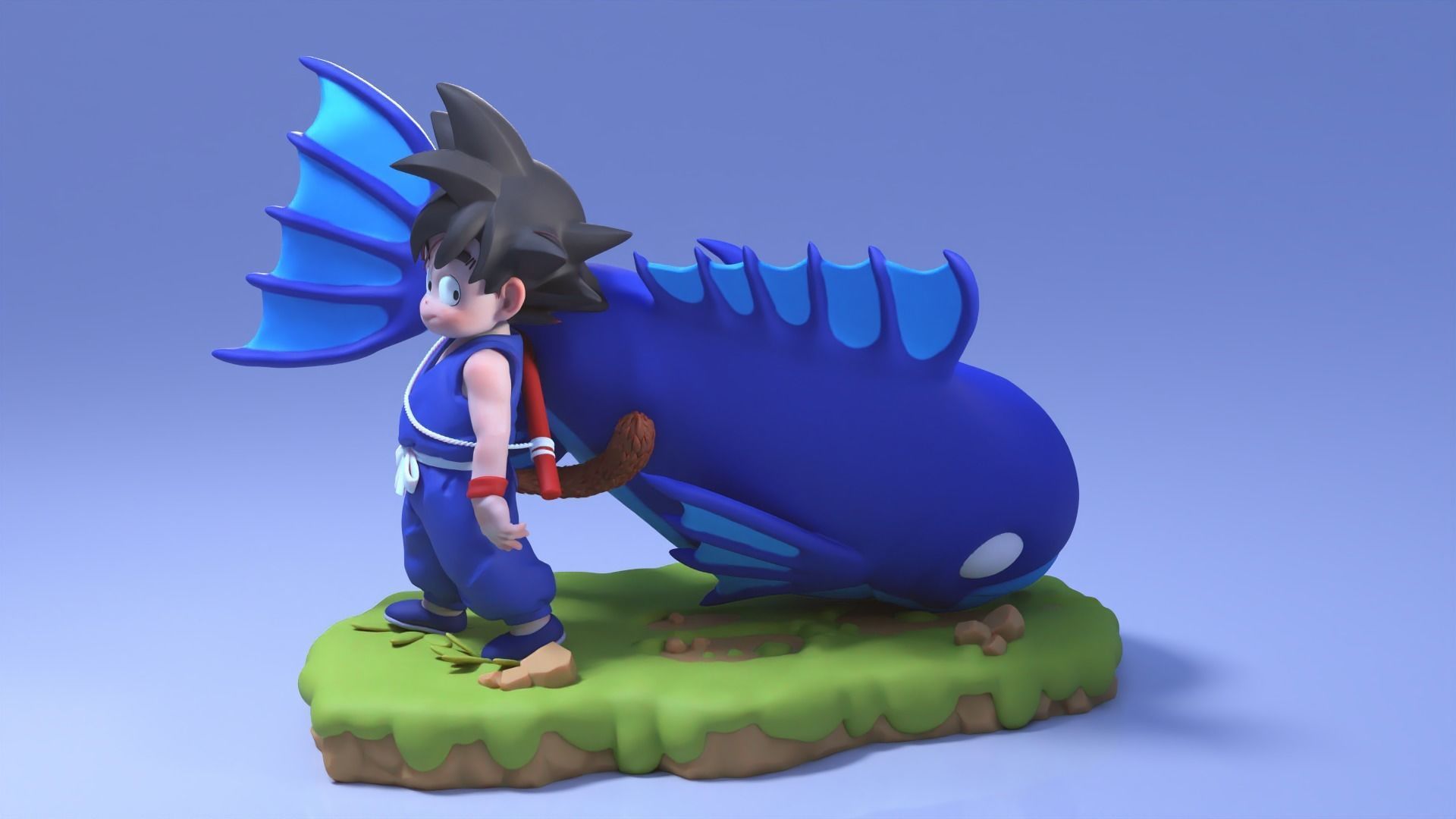 Goku - Pilaf Saga - Episode 01 - Dragon Ball 3D print model_1
